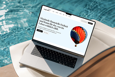 Neo Freedom - Financial Advisory Company Website adobe photoshop branding finance landing page finance landing page german finance website design german website neo freedom ui upcell studio web design website design website landing page wix wix studio wix studio landing page wix website