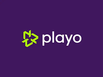 Playo Logo abstract ai play branding game company logo gaming branding gaming logo logo logo design modern play play button play logo play logo game player logo saas software logo startup logo tech logo technology logo