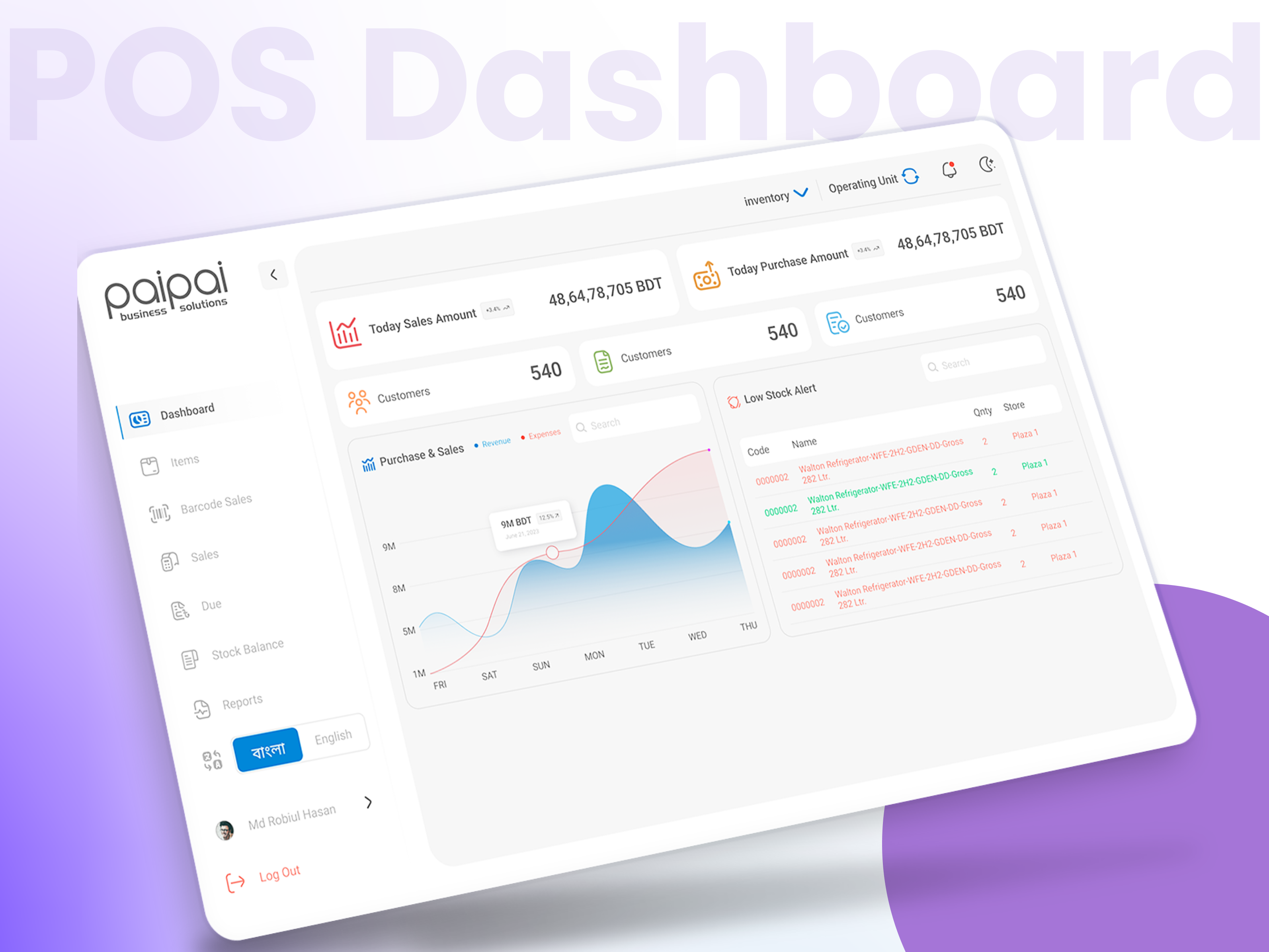 POS System Web Application billing software product strategy
