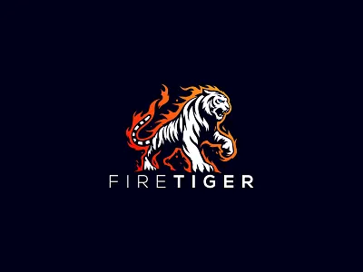 Tiger Logo africa animal beast illustration jungle jungle beast new logos power animal powerpoint roaring strength strong tiger tiger tiger head tiger logo top tiger white tiger wild animal wild tiger zoo