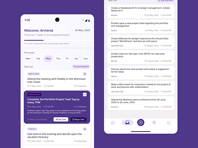 Task Tag - A Task management App design figma logo ui ux