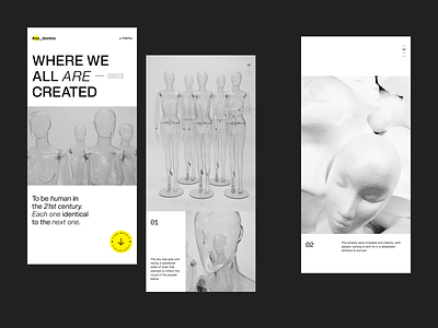 Editorial Exploration branding clean concept design editorial flat graphic design layout lookbook minimal mobile type typo typography ui web white space