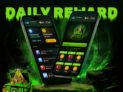 Play game and earn money app - Daily reward page appdesign dailyreward earnmoneyapp gambling gambling app gamification gamling uiux igaming mobileapp mobilequiz mobileuidesign playtoearn rewardbasedapp rewardsystem ui design uiux userinterface