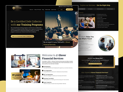 Financial Services Website figma ui uiux designer