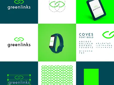 Software Company Logo branding design graphic design green illustration link links logo logo design minimal software software company software logo technology vector