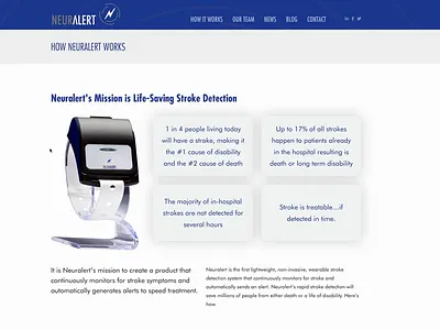Neuralert Website Animations animation medical website