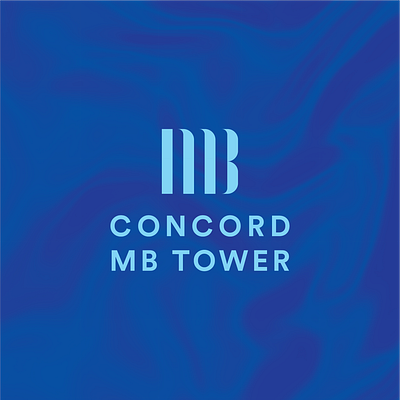 Commercial Building Mnemonic blue logo mb