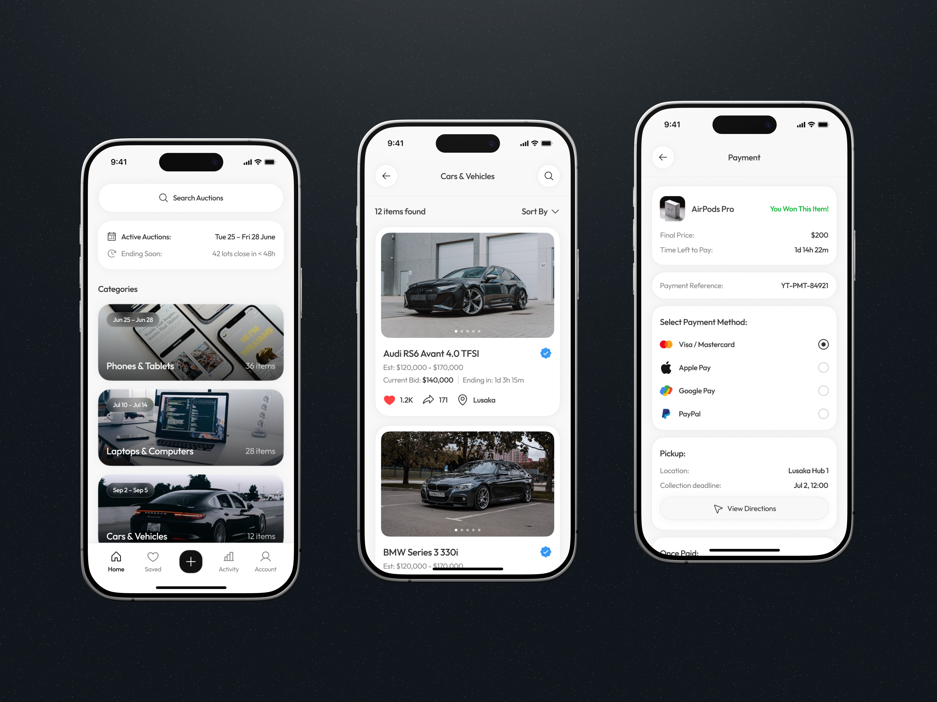 Yottu Auctions – Verified Mobile Auction Marketplace app auctions design graphic design marketplace mobile app mobile app design ui uiux ux ux ui design