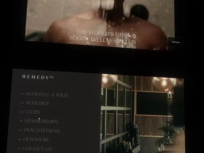 Remedy Place 3d design motion ui ux video web web design