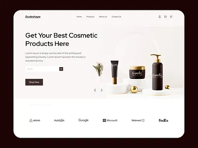 Cosmetic product shop website animation app azerbaijan baku branding design figma illustration logo ui web web desigb website website design