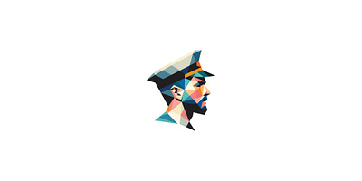 Captain logo cap capatain geomatric illustration logo logos man modern ocean people sea ship vector