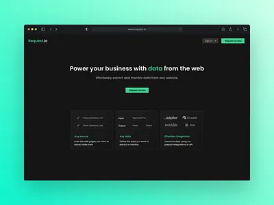 Landing page design landing page ui ux web app