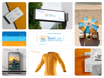 SeeLax – Calm, Warm & Coastal Branding graphic design hotel hotel logo logo logo design minimalist design restaurant logo tourism branding travel agency travel agency logo travel logo travel ressort logo