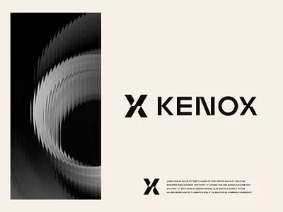 KENOX logo design brand identity branding k logo logo logo design logotype modern logo symbol vector x logo