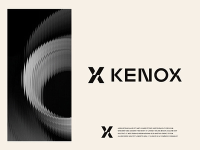 KENOX logo design brand identity branding k logo logo logo design logotype modern logo symbol vector x logo