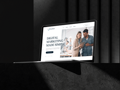 Digital Marketing Website Landing Page agency branding design digitalmarketing figma photoshop redesign seo ui ux website