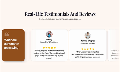 Testimonial Section Website client client saying customer feedback framer template landing page reviews testimonial testimonial section testimonial section website testimonial ui ui ui design web design website website design