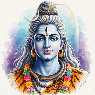 Ai Generate image for Lord Shiva ai image illustrator lord shiva