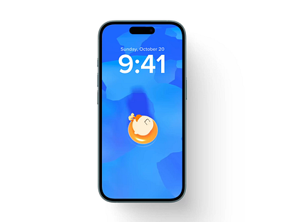 Calm Float - Lock screen concept 3d 3ddesign design mobile design productdesign ui uiconcept