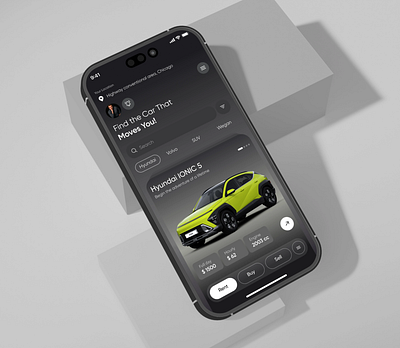 Car Rental App - Dark Theme automobile car app car rental app cars dark mode dark theme design interface logistics mobile mobile app mobile application mobileapp product design rental app ui uiux ux