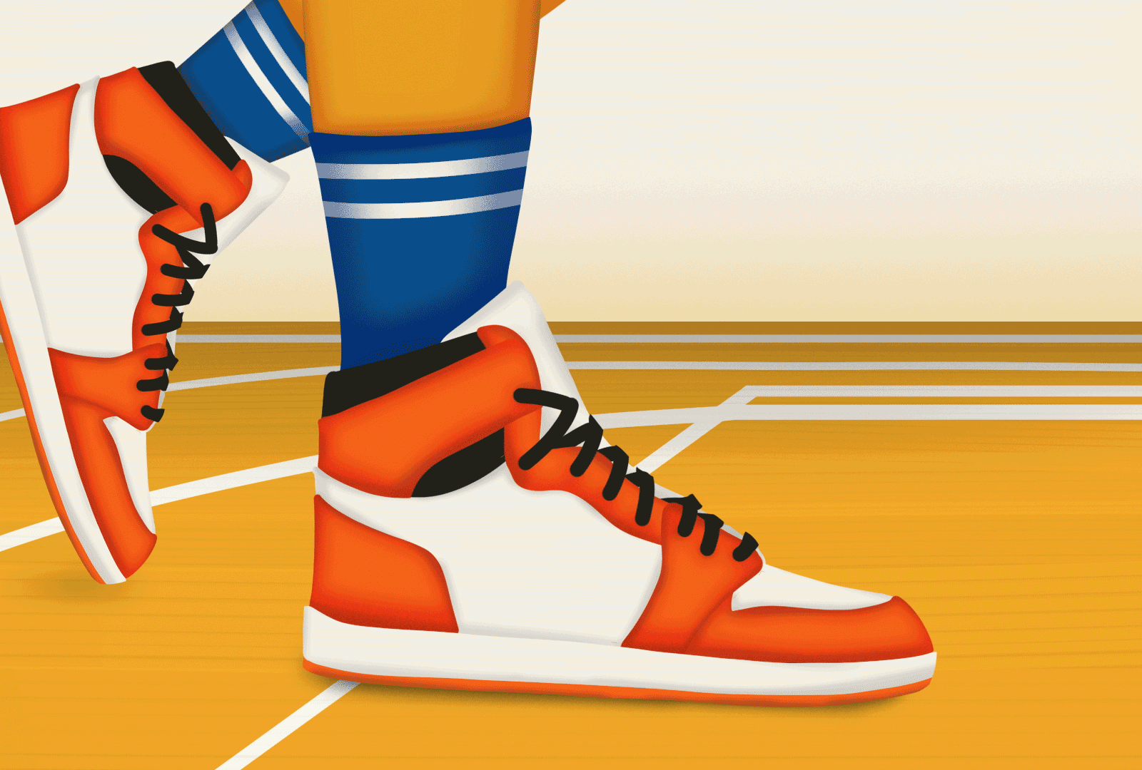 Jump, for Infuse 2d 2d animation animation ball basketball character game illustration motion motion graphics player shoes