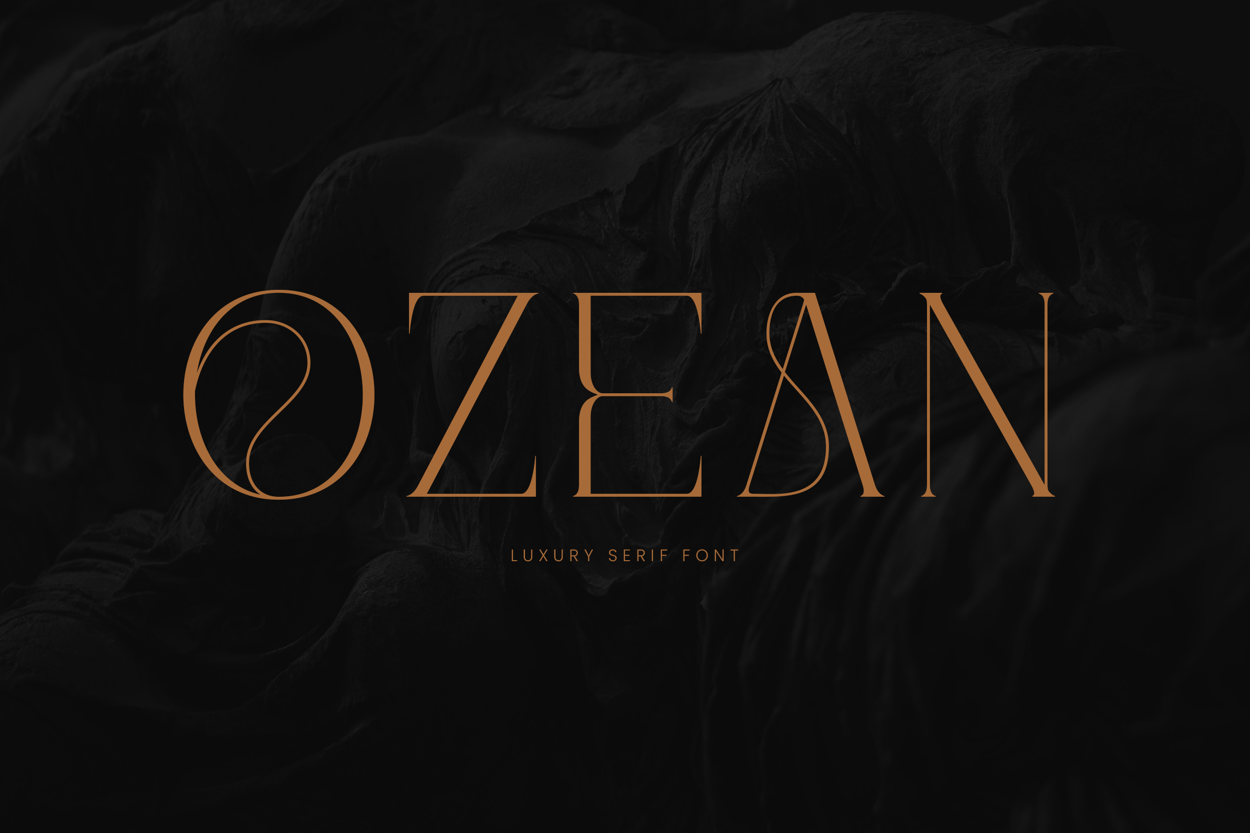 Example of Custom Serif Font Design