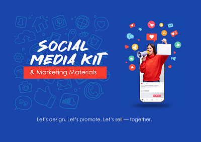 SOCIAL MEDIA KITS design graphic design logo marketing marketing materials social media kit