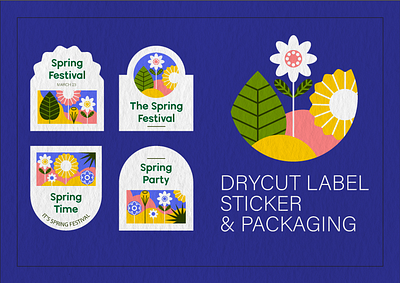 STICKER & LABEL DESIGN branding graphic design ice cream lid label design label design lubricant label design sticker design