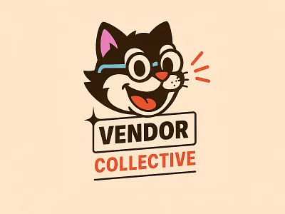 Vendor Collective Logo app brand identity branding creative design digital agency graphic design illustration logo ui vector