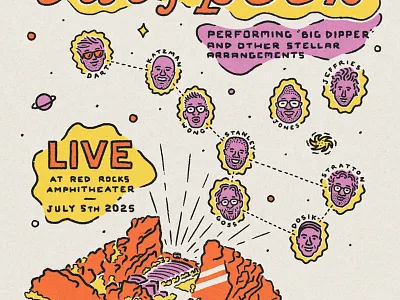 vulfpeck RR 2025 band big colorado constellation dipper funk live low merch music red rhythm rocks stars volume vulf vulfpeck