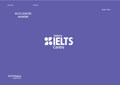 IELTS CENTRE JASHORE/ Educational Logo branding educational logo graphic design logo