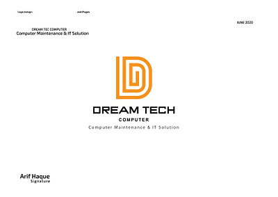 DREAM TECH COMPUTER LOGO branding graphic design logo tech logo