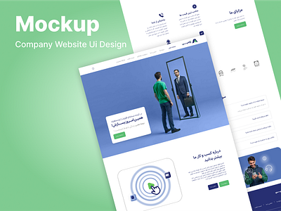Aramin.ir company website- UI Design company insurance responsive ui ux website