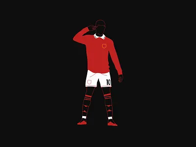 Rashford - Illustration celebration design designer england football football kit graphic illustration jersey kit manchester united premier league rashford red devils slovakia soccer united