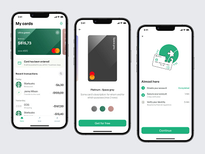 Tessera - Mobile Banking App app app design application design balance banking finance ios mobile app mobile design mobile ui money paymeny ui ux