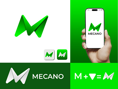 Mecano tech modern logo design 3d logo app bran design brand identity branding colourful logo creative logo design graphic design identity design illustration logo logos minimal logo modern logo typography ux vector