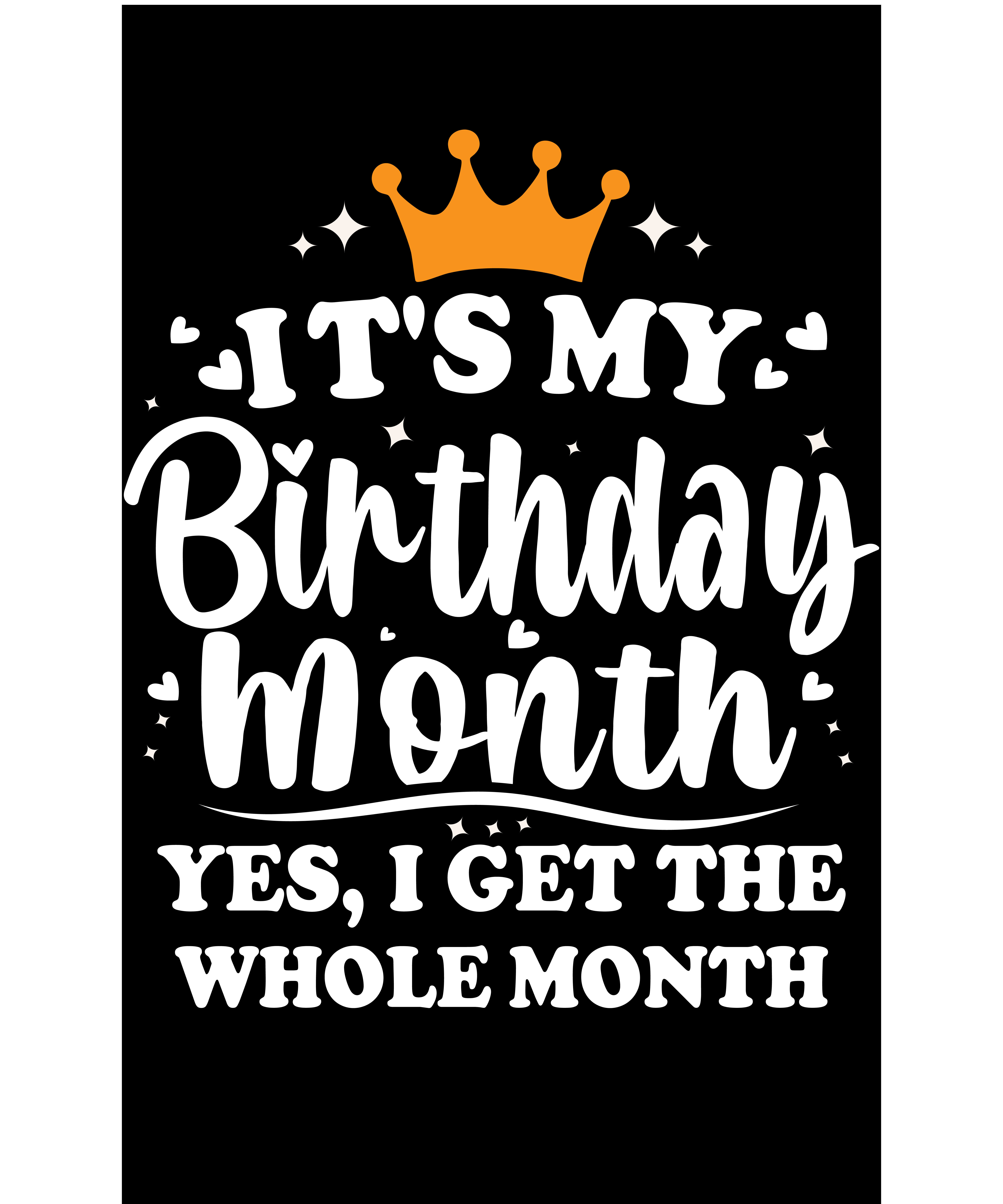 I will do typography t shirt design birthday month branding custom t shirt graphic design logo typogaphy ui