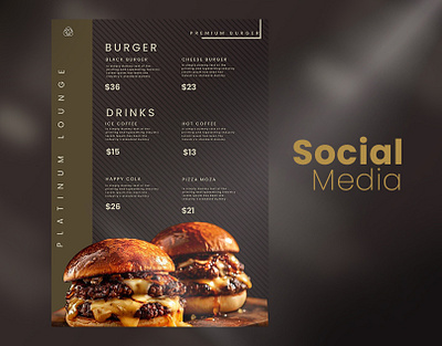 Menu Design branding design food design food post graphic design menu design motion graphics photoshop restaurant menu design social media post design ui