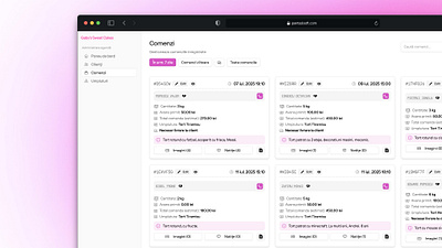 Orders Dashboard - Full Laravel Project bakery cake dashboard design graphic design orders ui design ux design