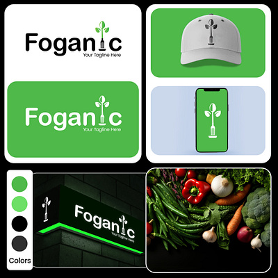 Logo Design for Organic Food Brand best food logo brand branding design design food logo food food logo food logo design graphic design lgo logo logo organic new food logo organic organic food logo organic logo