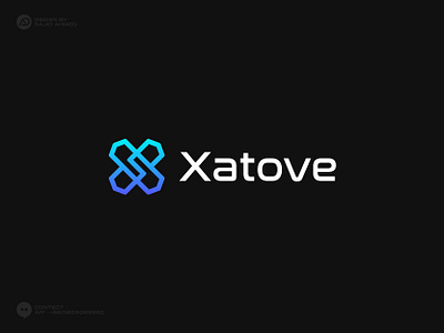 Xatove, Modern, Tech, AI, SaaS, Software, X Logo branding business logo company logo corporate creative logo modern logo x abstract logo x crypto logo x icon x letter logo x logo x logo design x logomark x minimal logo x modern logo x saas logo x software logo x symbol x tech logo x web3 logo