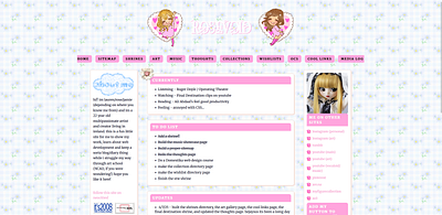 my personal website! design ui website