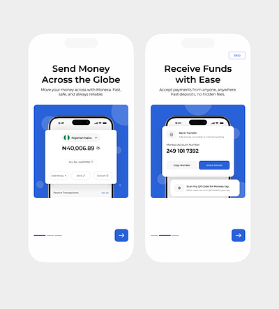 Monexa (Fintech Mobile UI Design) branding design fintech graphic design mobile design ui uidesign uiux uiuxdesign ux