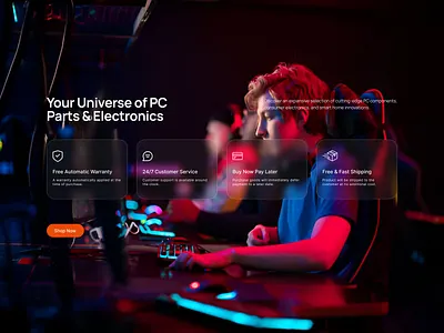 Ecommerce Design For Tech Brand ui