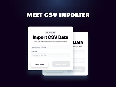 CSV Widget app branding design graphic design illustration logo typography ui ux vector