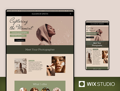 Photographer - Wix Studio Website Template beautiful website beautiful wix website boho website coach website fashion website green website hobo photographers website lifecoach website luxury website photographer website portfolio website wix coach wix photographer wix portfolio wix studio wix studio website wix studio website template woman website women website