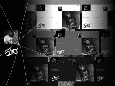 Hero Section - Lil Skies art directed branding design editorial design graphic design hero section illustration lil skies ui user interface web design