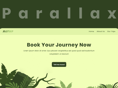 Parallax Effect animation graphic design illustration parallax ui