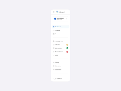 Jobsteevi - Interaction Concept animation app chart clean dashboard design flat interaction prototype showcase ui