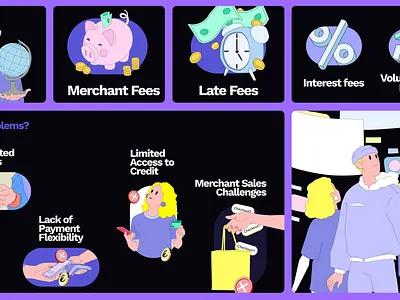 Custom illustrations for Pitch Deck Design character design design illustration pitchdeck